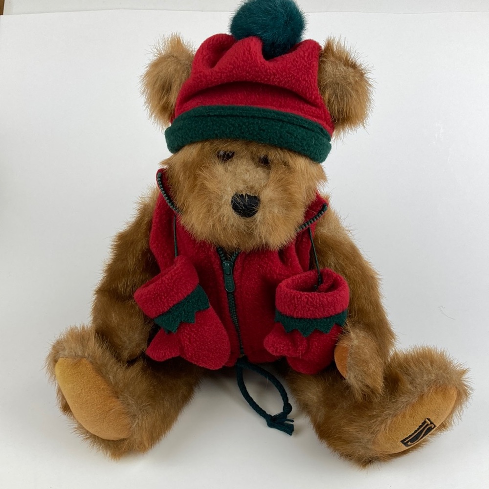 VTG 2000 Russ T. McBear Winter Plush Stuffed Animal Toy 16” Trade Secret